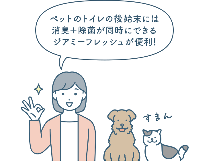 嘔吐などの処理に